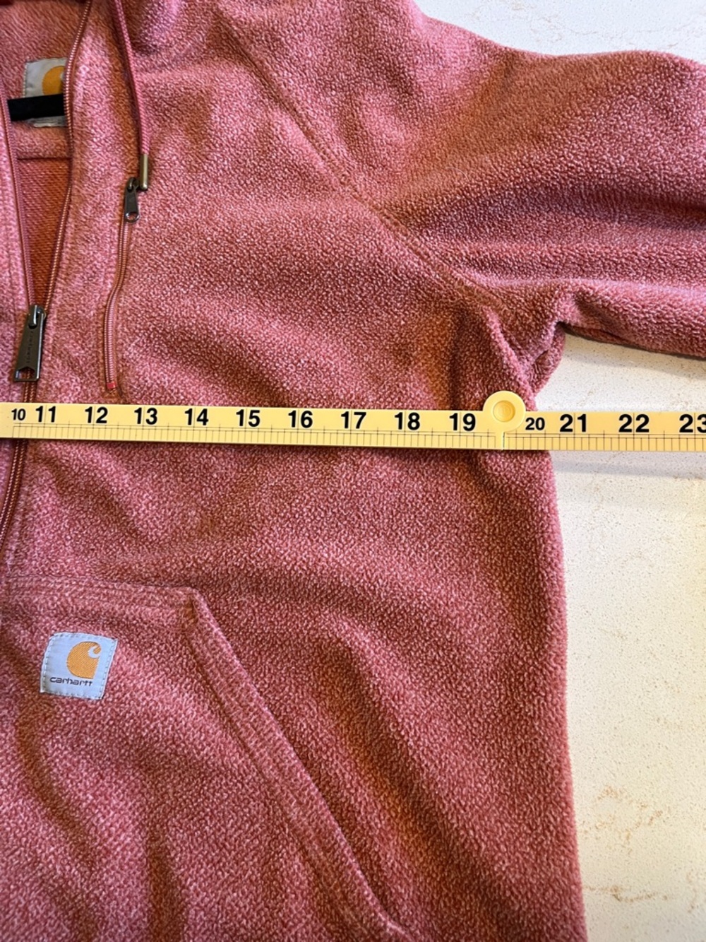 Carhartt Rust-Tone Full-Zip Hooded Sweatshirt - Picture 4 of 6
